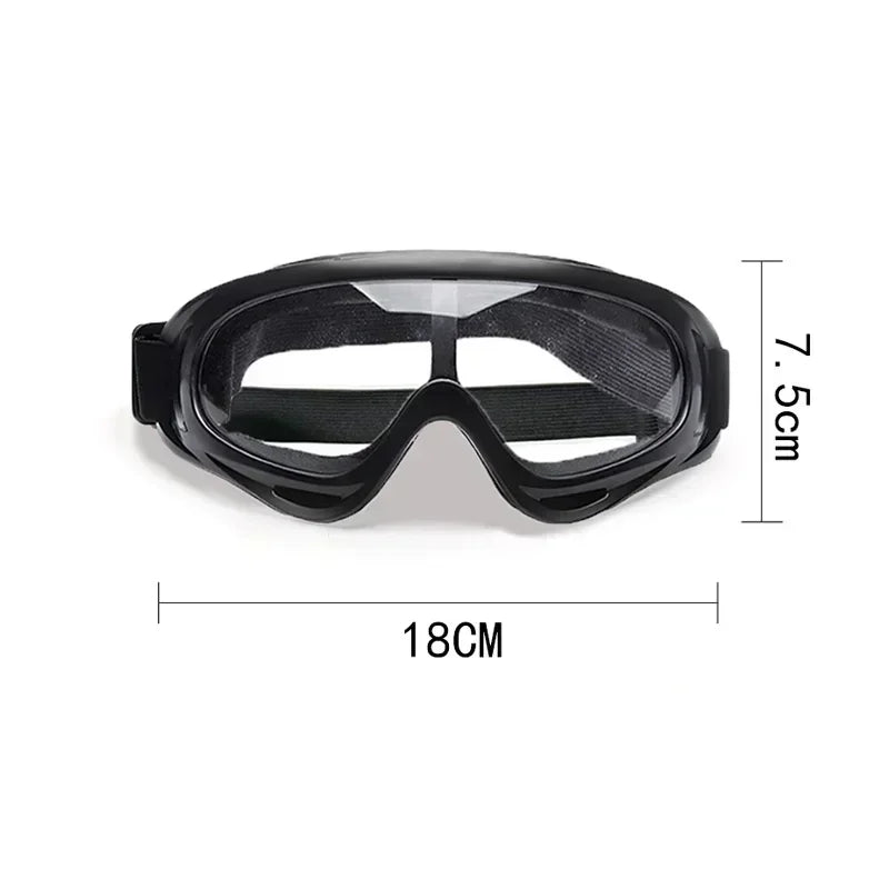 Pet Goggles, Adjustable, Anti UV Glare, Windproof Sunglasses for Dogs. Outdoor Hiking, Running, Beach. All Breeds Eye Protection, Black