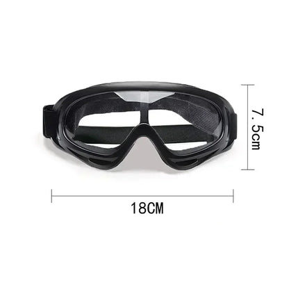 Pet Goggles, Adjustable, Anti UV Glare, Windproof Sunglasses for Dogs. Outdoor Hiking, Running, Beach. All Breeds Eye Protection, Black