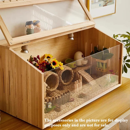 Small Pet Feeding Box. Chick Insulation, Hamster Box, Climbing Pet Villa - for Pet Mice, Rutin Chickens, Reptiles, Hedgehogs