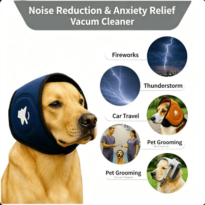 Dog Noise Cancelling Earmuffs. Windproof, Anxiety Relief Ear Covers for Pets. Noise Isolation. Travel Ear Muffs.