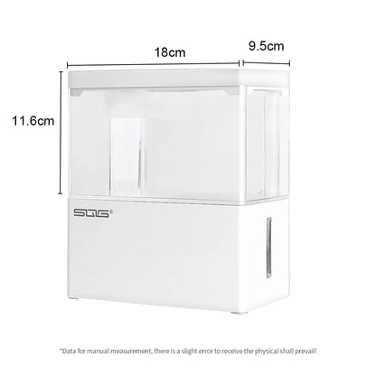 Mini 3L Desk Fish Tank 5L. Plastic Tank. Botton Filter With Water Pump.