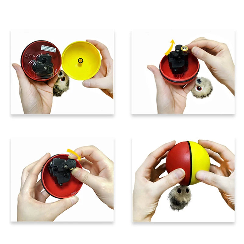 Cat Interactive Ball Toys. Training Beaver Ball Toy.  Electric Beaver/Weasel Toy Rolling Ball, Jump Toys.