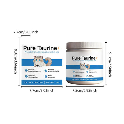 Pet Supplements 200g Daily Nutrition for Cats. Wet Or Dry Food Supplements for Small, Medium & Large Breeds