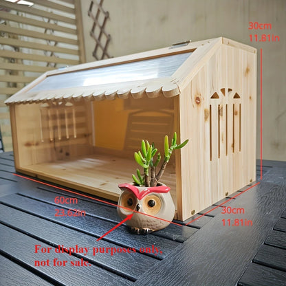 Small Pet Feeding Box. Chick Insulation, Hamster Box, Climbing Pet Villa - for Pet Mice, Rutin Chickens, Reptiles, Hedgehogs