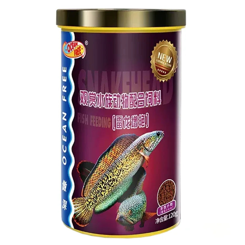 Snakehead Fish Food. Special Feed For Brontosaurus, Thunderfish, Channidae Food. Promote The Growth Of Brightening 120g