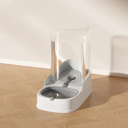 Dog/Cat Water Fountain. Large Capacity Pet Feeder. Gravity Food Feeder Gravity Water Fountain for Cats