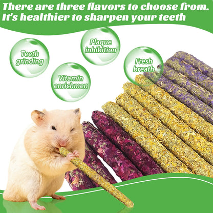 Rabbit Snacks Petal Grass Snacks And Grinding Teeth Sticks. Rabbit & Hamster Toys/Snacks
