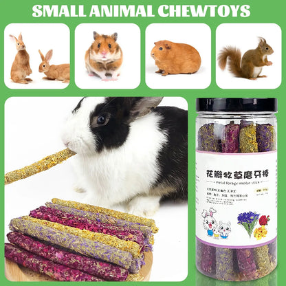 Rabbit Snacks Petal Grass Snacks And Grinding Teeth Sticks. Rabbit & Hamster Toys/Snacks