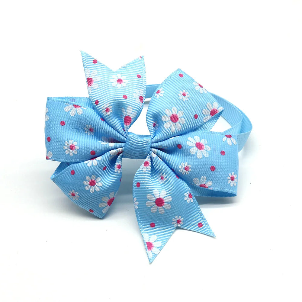 50/100pcs Spring. Cat Bow Tie Small Dog Bowties. Dog Grooming.