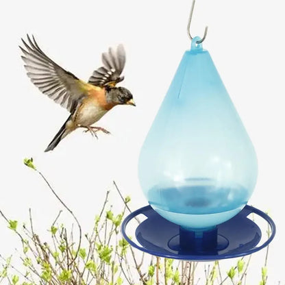 New. Flower Shaped Hanging Bird Feeder /Birdbath For Garden. Outdoor Decor, Yard Hummingbird Feeder