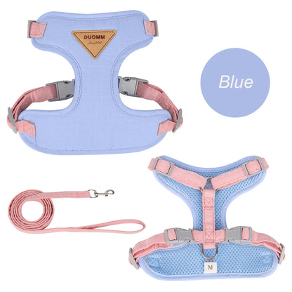 Cat/Puppy Outdoor Walking Supplies. Fashion Pet Harness and Leash Set for Small Dogs/Cats. Breathable, Durable Kitten Harnesses