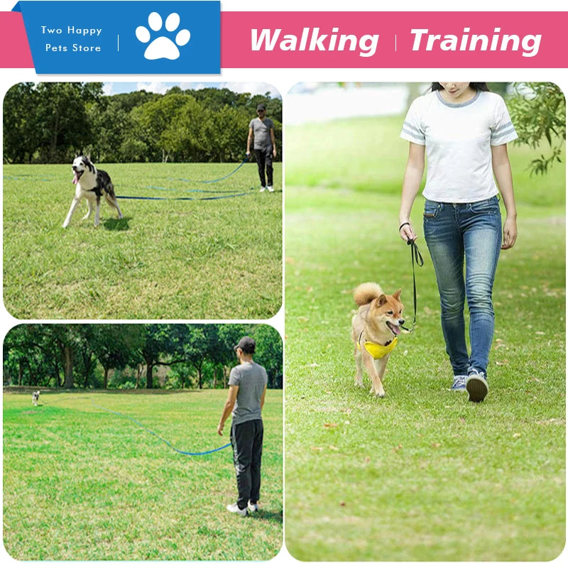 Long Dog Leash, 15M, 20M, 30M, 10M, 5M. Big or Small Pet Belt Training Lead Rope 30, 20 ,15, 10 & 5 Meters.
