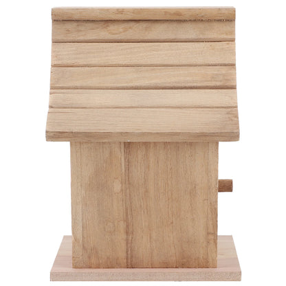 Bird Breeding Box. Wood Bird House Breeding Box Hanging. Bird House for Parrots, Budgerigar, Small Birds.