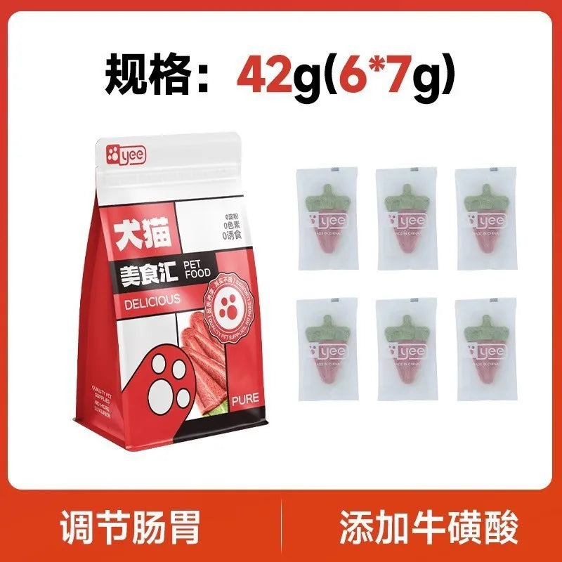 Pet Freeze-dried Cat Treats. Summer Watermelon Shaped Ice Cream, Freeze Dried Snacks for Cats and Dog Food