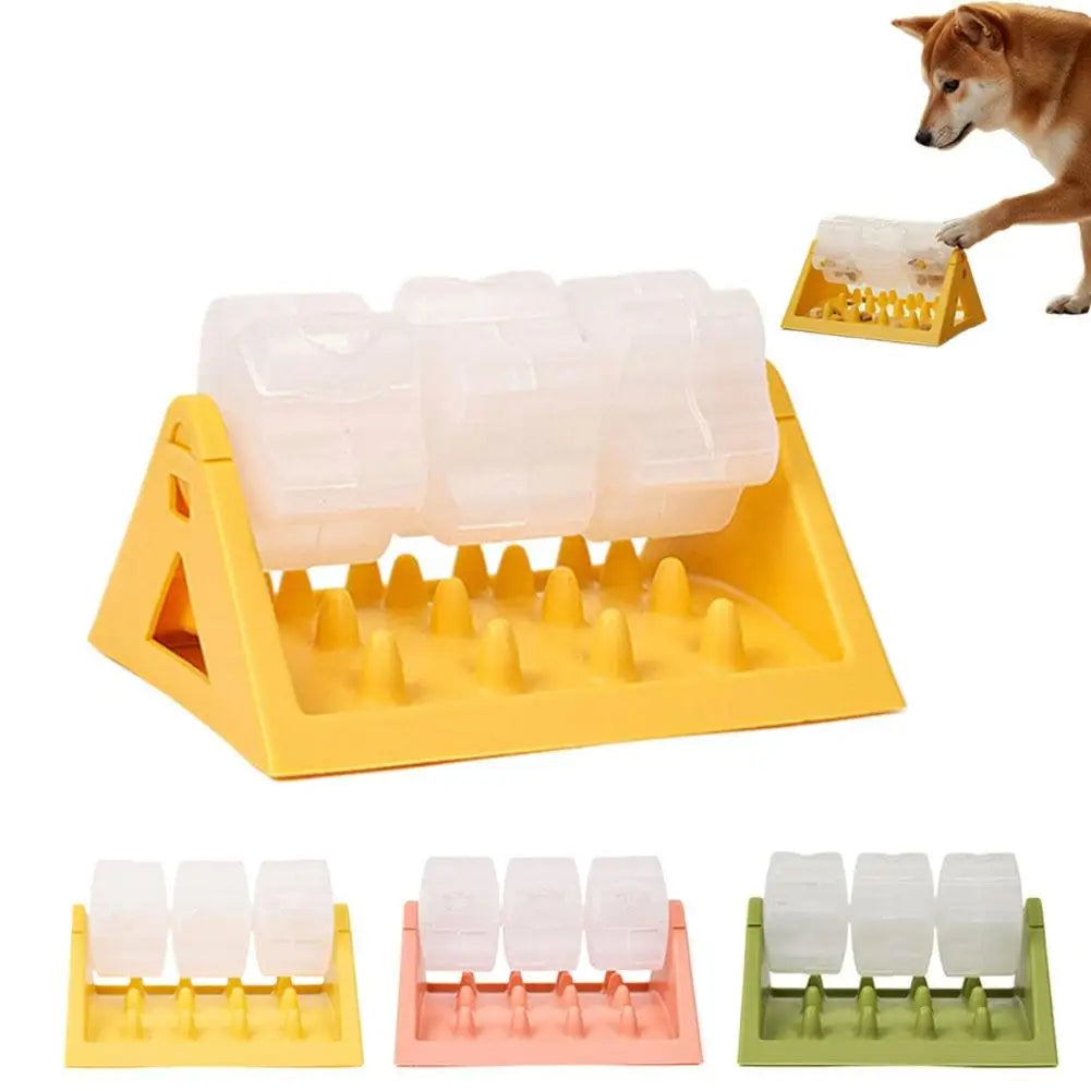 Dog Food Dispenser. All-Day Fun Puzzle Feeder. Toy Safe Material Dog Puzzle. Toy Must Have Accessory