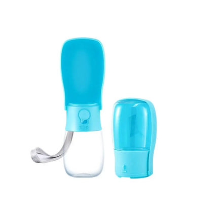 300ml Dog Water Bottle. Foldable, Leakproof, Pet Walking Feeder. Portable Pet Water Dispenser Container