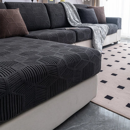 1Piece Universal Stretch Sofa Cover. Cushion Cover, For Living Room. Pet Friendly