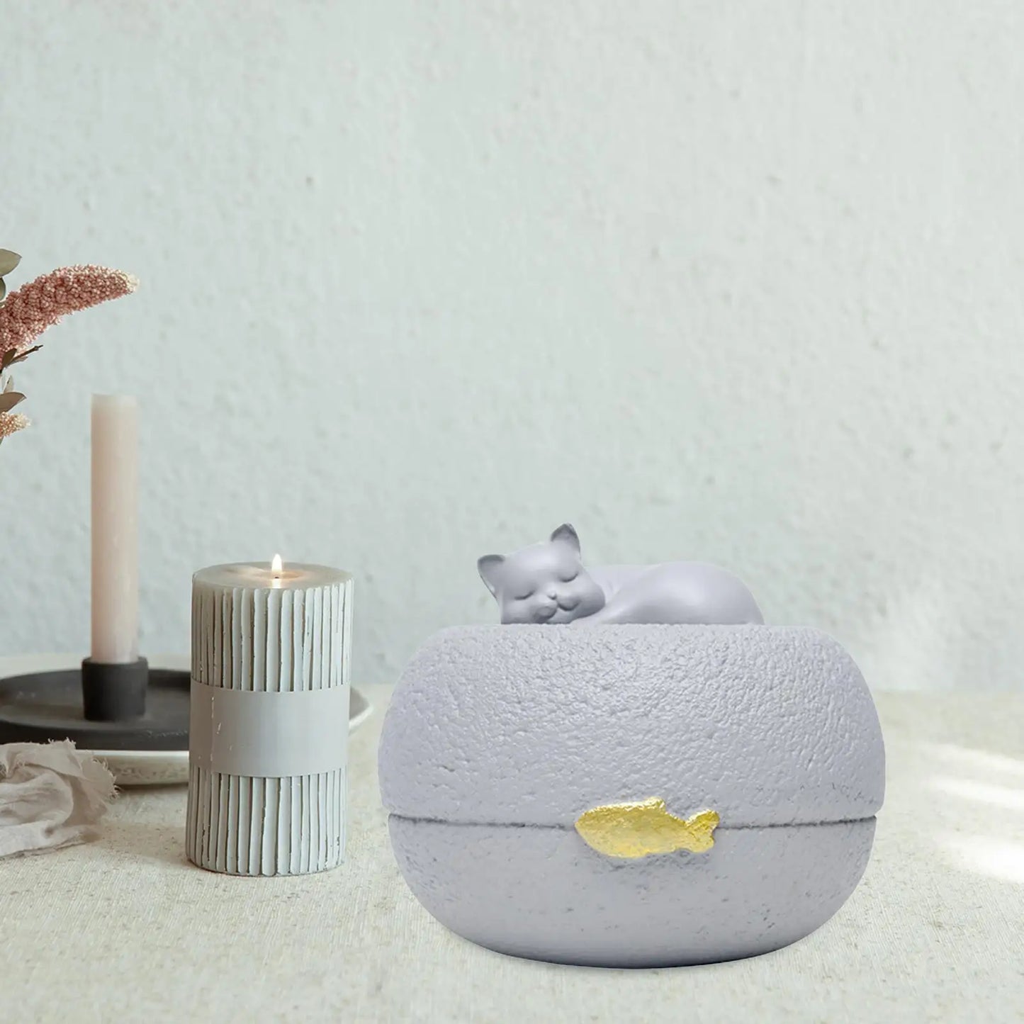 Pet Urn, Cremation Memorial. Keeping Precious Memories. Urn Box for Burial. Final Comforting Resting Place.