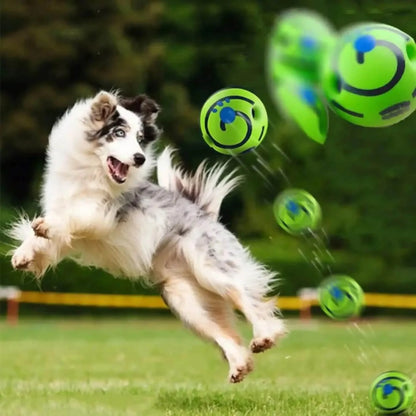 Funny Interactive Giggle Ball - Balls for Dog IQ Training, Pet Interactive Toy, Stimulating Play, Mental Stimulation, and Exercise