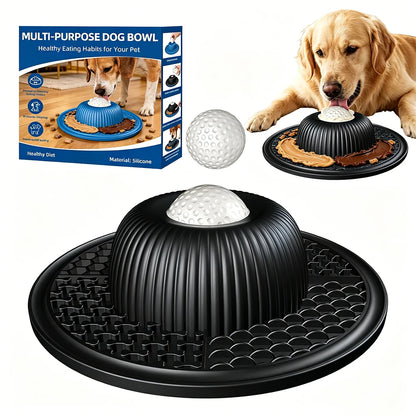 Pet Lick Silicone Mat for Dogs. Anti-Choking Puzzle Dog Food Bowls, Anti-Slip Interactive Training/Dog Feeder.
