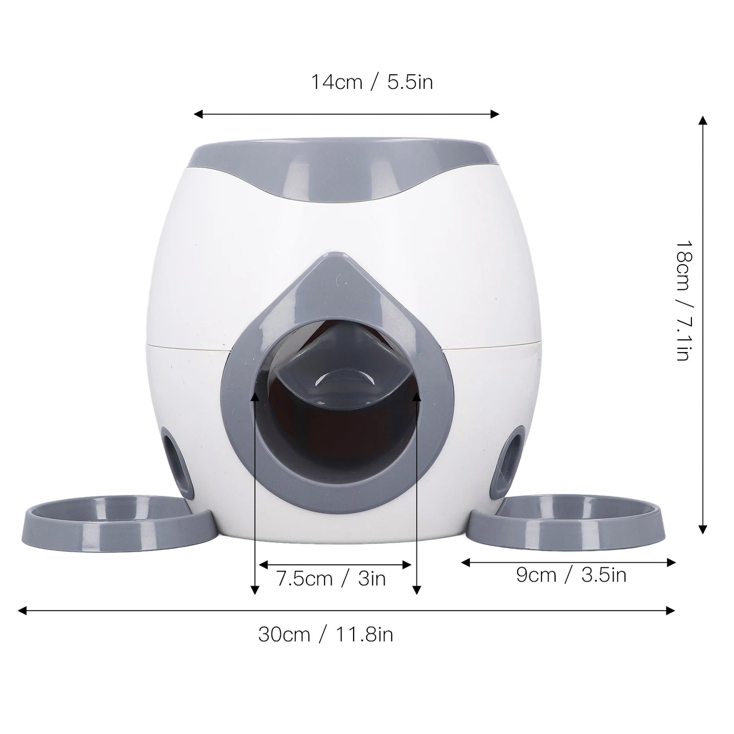 Dog Ball Feeding Toys. Dog Tennis Ball Feeding Machine with 2 Tennis  balls for Dog Training