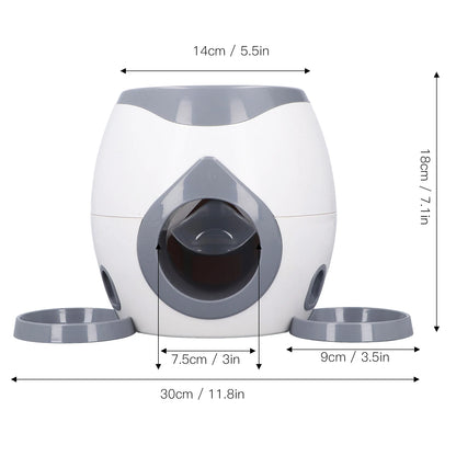 Dog Ball Feeding Toys. Dog Tennis Ball Feeding Machine with 2 Tennis  balls for Dog Training