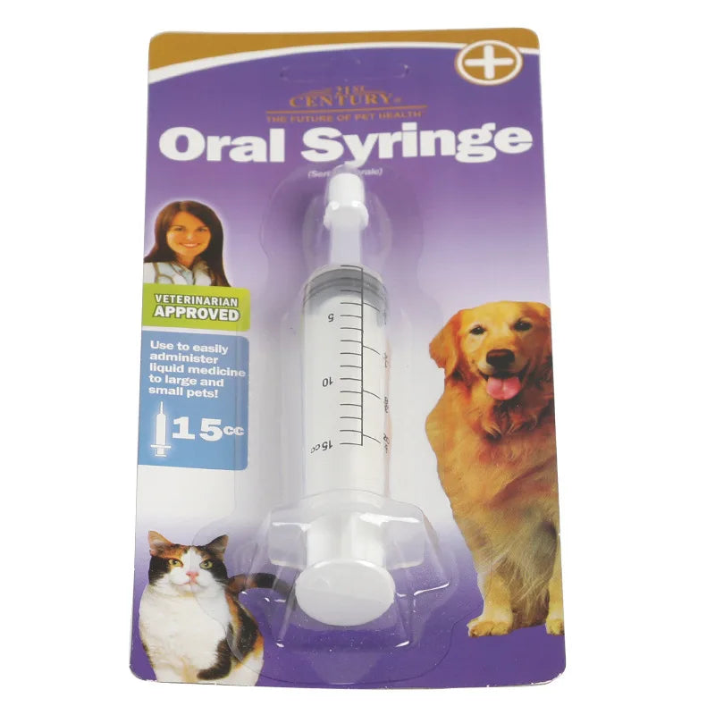 Pet Push Tube Medicine Dispenser for Dogs and Cats. Universal for Feeding Medicine to Dogs and Cats