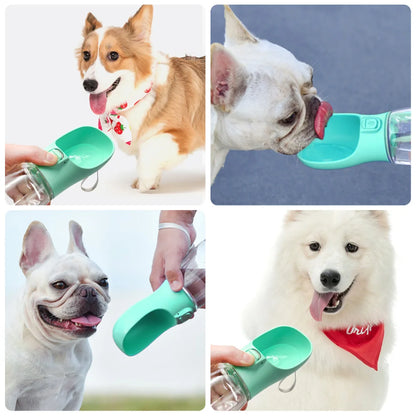 Portable Dog Water Bottle For Small Large Dogs/Cats. Leakproof Drinking Bowls.