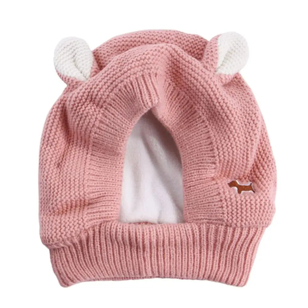 Quiet Dog Ear Muffs. Noise Protection. Pet Ear Covers. Knitted Hat. Anxiety Relief, Winter Warm Earmuffs For Medium Large Dogs. New