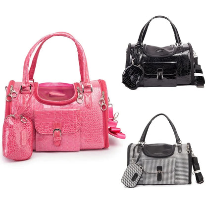 New Pet Dog Carrier Handbag, Shoulder Bag. Travel Tote, Sided, Small Pet Purse