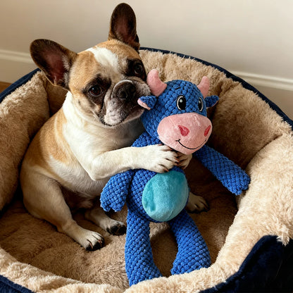 Durable Interactive Plush Dog Toy. Soft Large Companion Toy for Small Medium Large Dogs