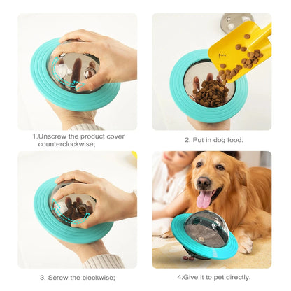 Interactive Dog Toy. Treat Dispenser for Small, Medium and Large Dogs/Cats. Outdoor Training.