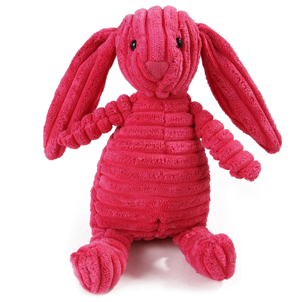 Pet Dog Molar Toy Vent. Training. Corduroy Monkey, Pig, Voice Plush Toy, Dog Tooth Cleaning. Toys for Large Dogs