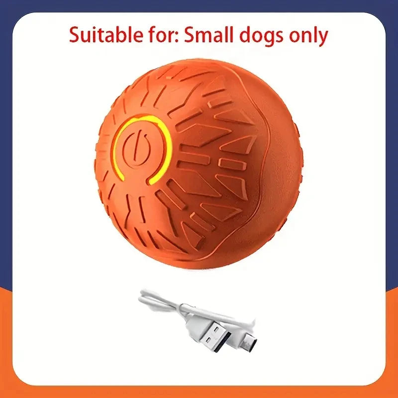 Smart Dog Toys. Electronic Ball, Interactive Pet Toy, Moving Ball. USB Automatic Moving Bouncing for Dogs and Cats