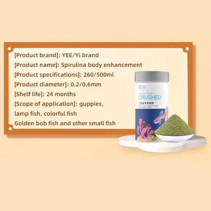 Small Fish Food, Color-enhancing and Immune-enhancing. High-protein Ornamental Fish Feed, Goldfish Particle
