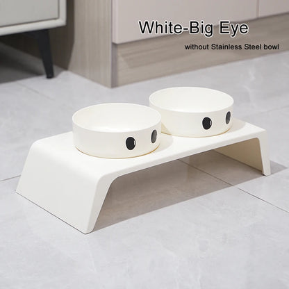 Elevated Dog Feeder Bowls. Raised Stand with Double Stainless Steel Food & Water Bowls For Small ,Medium & Large Dogs & Cats