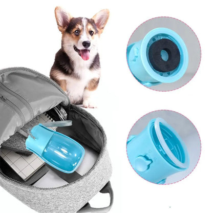 300ml Dog Water Bottle. Foldable, Leakproof, Pet Walking Feeder. Portable Pet Water Dispenser Container