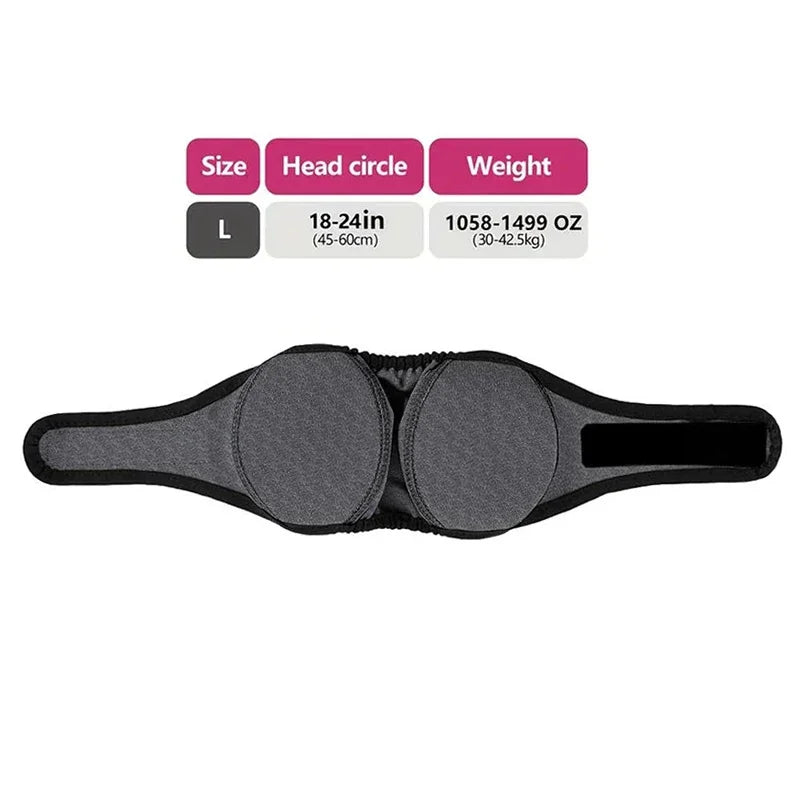 2026 New Dog Ear Muffs (Thickened) For Noise LIke Fireworks, Thunder and Vacuum.  Bath and Swimming - Waterproof Protection With Elastic Calming Hoodie, Grooming