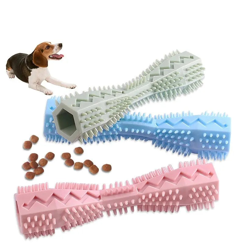 1PC Dog Chew Toy. Pet Chew Leaky Toy. Dog Toothbrush, Grinding Teeth Cleaning Stick.