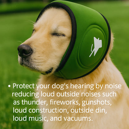Dog Ear Muffs Autumn And Winter Keep Warm Headgear Noise Reduction Emotion Soothin Hat Neck Cover Prevent Fright Adjustable