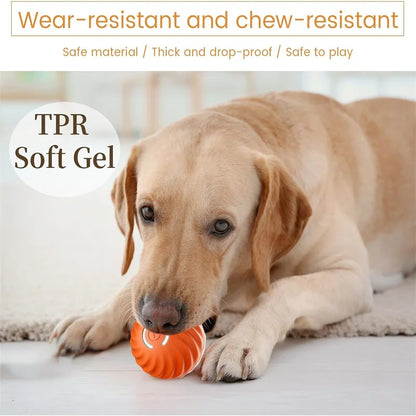 Smart Dog Toys. Electronic Ball, Interactive Pet Toy, Moving Ball. USB Automatic Moving Bouncing for Dogs and Cats