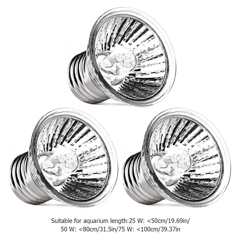UVA + UVB Reptile Lamp Pet Amphibians. Lizards Heating Bulb, Turtle Basking Lights for House Turtles