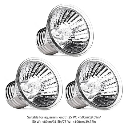 UVA + UVB Reptile Lamp Pet Amphibians. Lizards Heating Bulb, Turtle Basking Lights for House Turtles