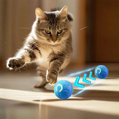 Smart Dog Toys. Electronic Ball, Interactive Pet Toy, Moving Ball. USB Automatic Moving Bouncing for Dogs and Cats