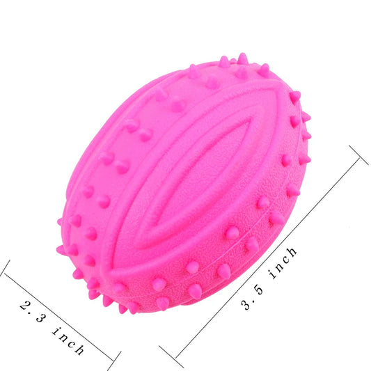 Small Dog Treats. Rugby Puppy. Interactive Toy Ball. Cat Toy or Large Dog Chew. Toy Tooth Cleaning Bite Ball