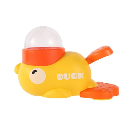 Little Yellow Duck Treat Dispenser. Cat/Dog Toy. Self Play Boredom Relief. Interactive Launcher, IQ Training, Slow Feeder Puzzle Toys