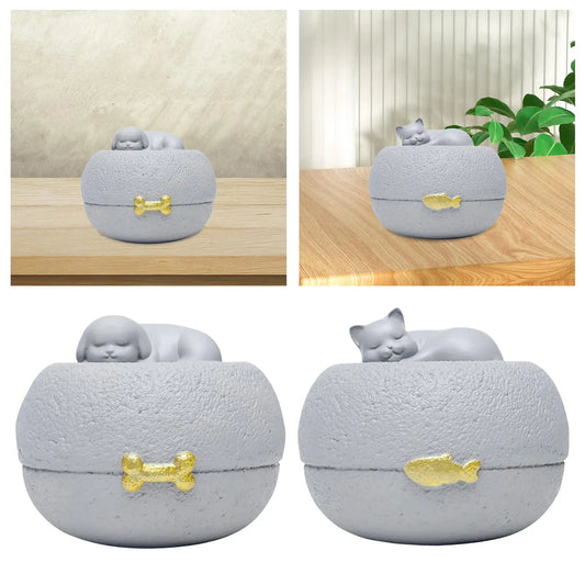 Pet Urn, Cremation Memorial. Keeping Precious Memories. Urn Box for Burial. Final Comforting Resting Place.