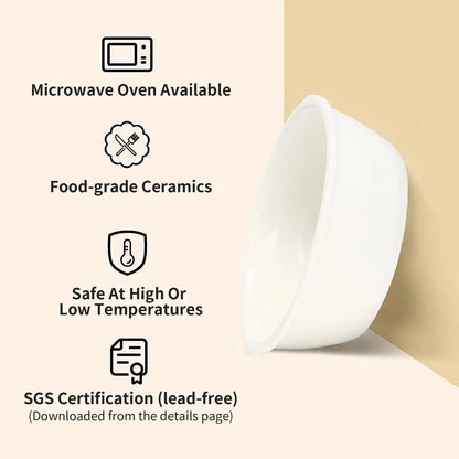 Elevated Cat Ceramic Bowls,15° Tilted & Raised Food Feeding Dishes, Solid Bamboo Water Stand & Feeder Set for Cats and Puppies