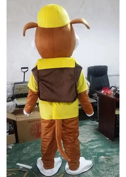 Anime Dog Mascot Costume. Walkable Cartoon Doll. Props, Halloween, Carnival, Party, Performance, Cosplay.