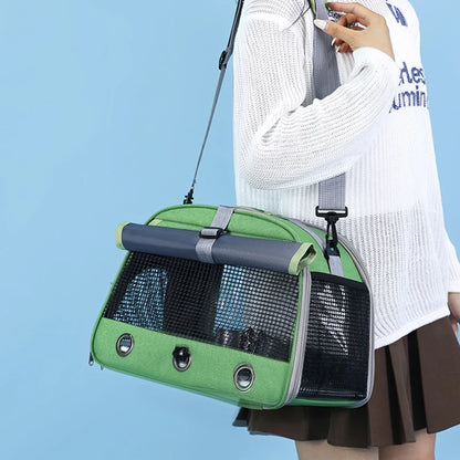 Pet Bird Carrier Bag. Outdoor, Portable, One Shoulder, Breathable Birdcage. Perch Platform, Parrot Cage Bird Supplies For Parakeet